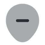Location Minus SVG Icon